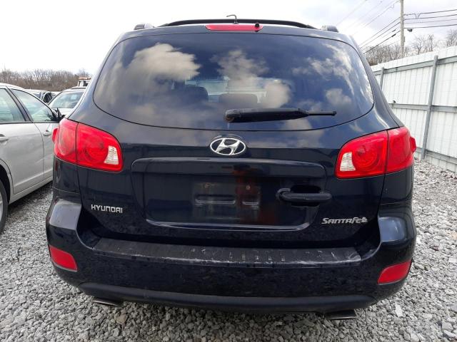 5NMSH13E17H088436 - 2007 HYUNDAI SANTA FE SE BLACK photo 6