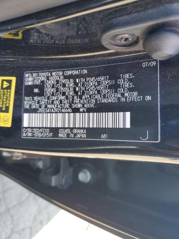 JTEES41A392146646 - 2009 TOYOTA HIGHLANDER BLACK photo 12