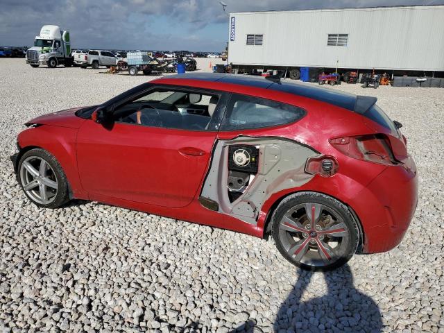 KMHTC6AD2CU081035 - 2012 HYUNDAI VELOSTER RED photo 2