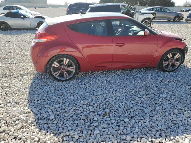 KMHTC6AD2CU081035 - 2012 HYUNDAI VELOSTER RED photo 3