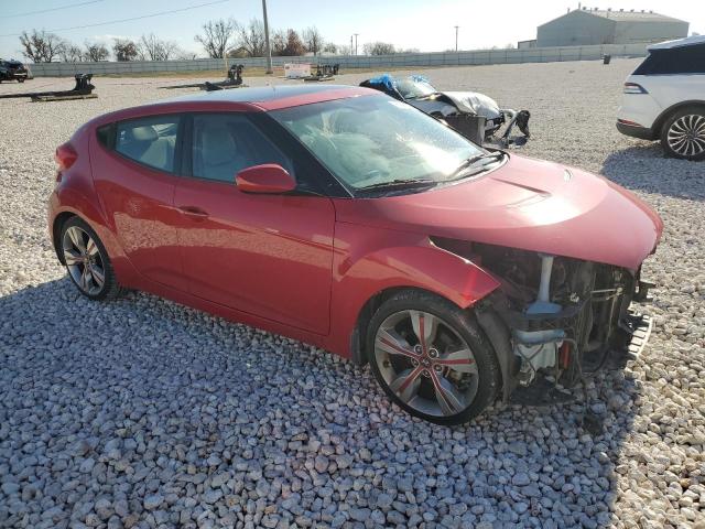 KMHTC6AD2CU081035 - 2012 HYUNDAI VELOSTER RED photo 4