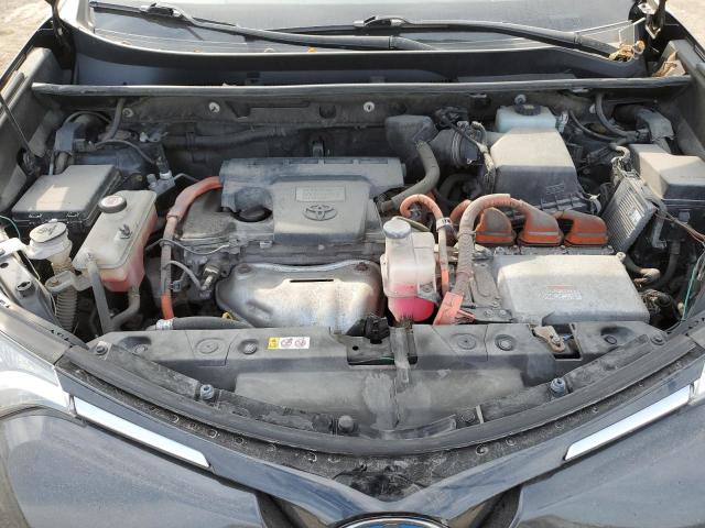 JTMRJREVXJD231513 - 2018 TOYOTA RAV4 HV LE Negro foto 12