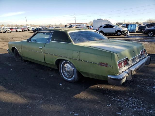 3P58S102523 - 1973 FORD GALAXY GREEN photo 2