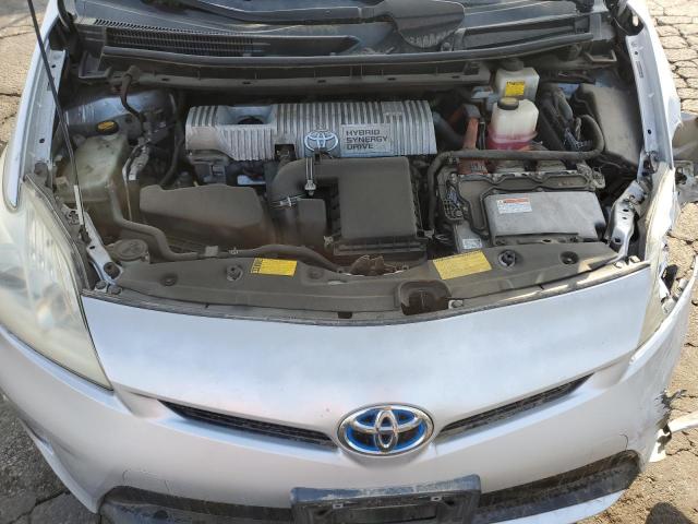 JTDKN3DU2C5520670 - 2012 TOYOTA PRIUS SILVER photo 11