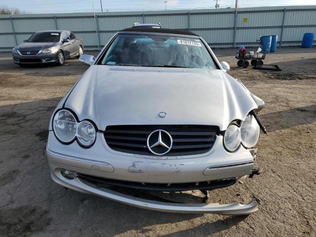 WDBTK75G95T043116 - 2005 MERCEDES-BENZ CLK 500 SILVER photo 5