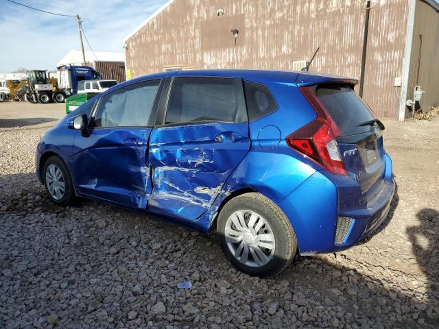 JHMGK5H52HS013174 - 2017 HONDA FIT LX BLUE photo 2