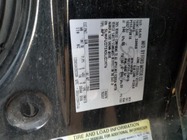 5LMFU275X5LJ23976 - 2005 LINCOLN NAVIGATOR შავი ფოტო 14