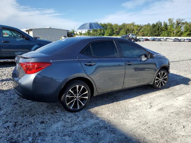 2T1BURHE1HC833423 - 2017 TOYOTA COROLLA L BLUE photo 3