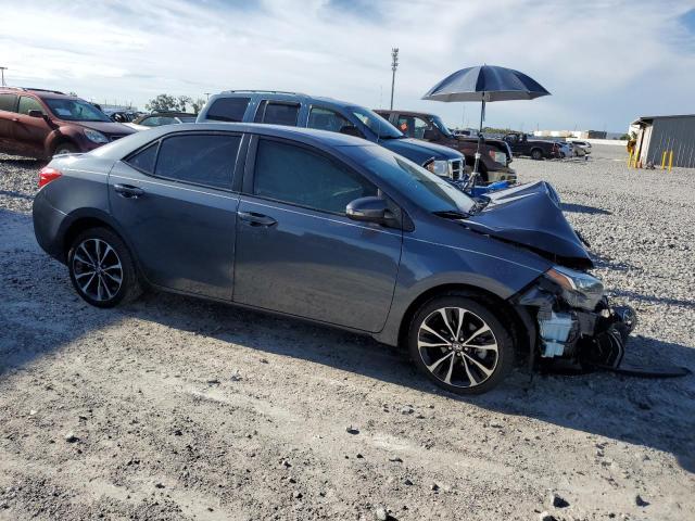 2T1BURHE1HC833423 - 2017 TOYOTA COROLLA L BLUE photo 4