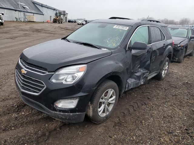 2GNALCEK4H1516361 - 2017 CHEVROLET EQUINOX LT BLACK photo 1