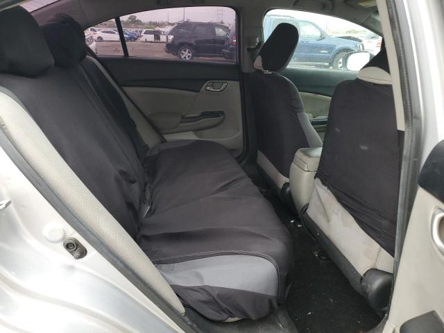 19XFB2F52EE216353 - 2014 HONDA CIVIC LX SILVER photo 10