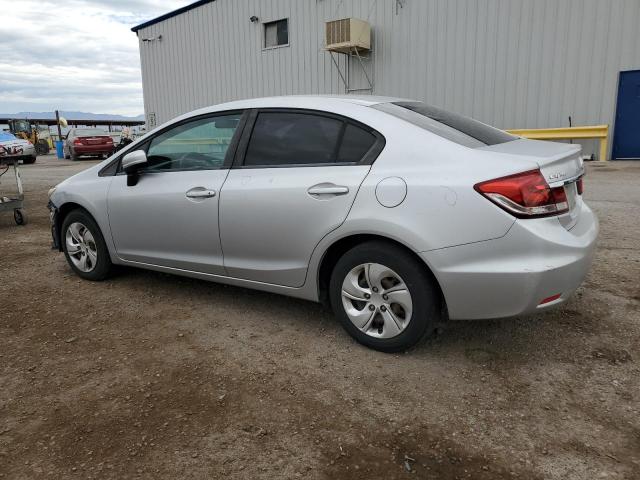 19XFB2F52EE216353 - 2014 HONDA CIVIC LX SILVER photo 2