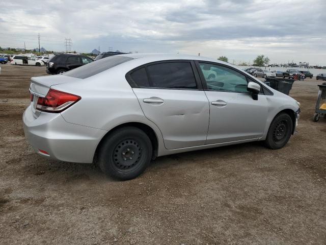 19XFB2F52EE216353 - 2014 HONDA CIVIC LX SILVER photo 3