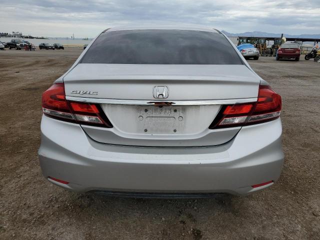 19XFB2F52EE216353 - 2014 HONDA CIVIC LX SILVER photo 6