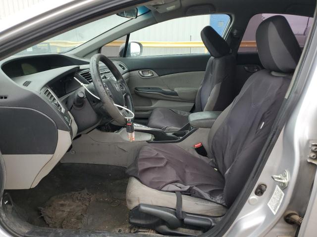 19XFB2F52EE216353 - 2014 HONDA CIVIC LX SILVER photo 7