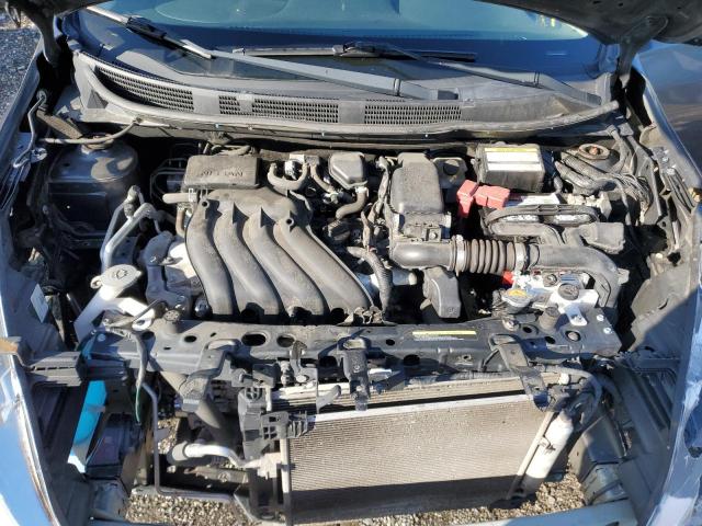 3N1CN7AP4KL878543 - 2019 NISSAN VERSA S GRAY photo 11