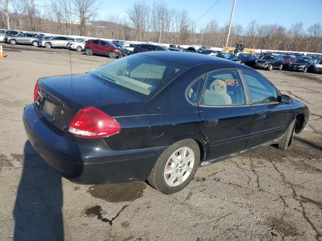 1FAFP53U06A126725 - 2006 FORD TAURUS SE BLACK photo 3