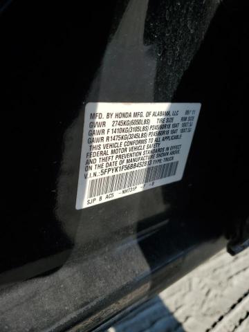 5FPYK1F56BB452813 - 2011 HONDA RIDGELINE RTL BLACK photo 12