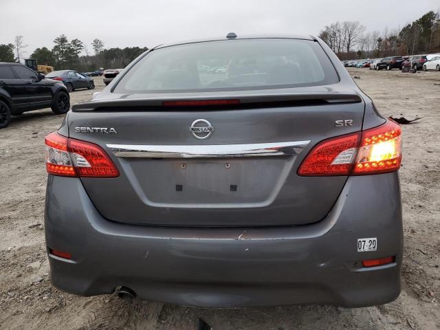 3N1AB7AP0FY328605 - 2015 NISSAN SENTRA S GRAY photo 6