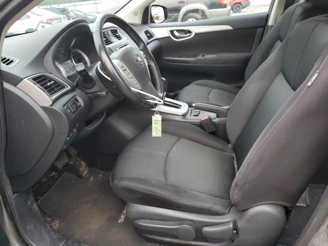 3N1AB7AP0FY328605 - 2015 NISSAN SENTRA S GRAY photo 7