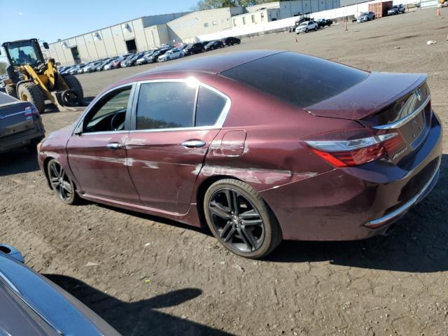 1HGCR2F54HA241732 - 2017 HONDA ACCORD SPORT BURGUNDY photo 2