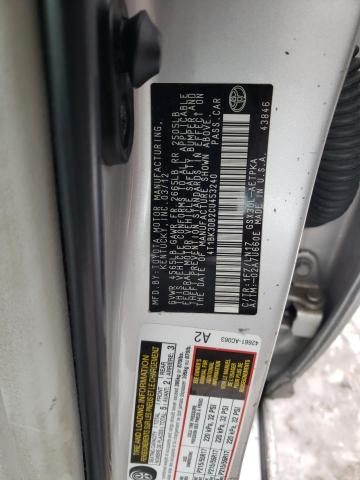 4T1BK3DB2CU453240 - 2012 TOYOTA AVALON BASE 银色 照片 13