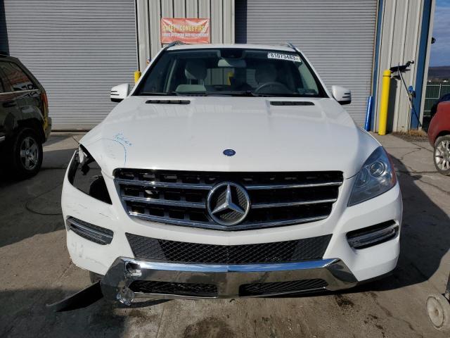 4JGDA5HB7FA574188 - 2015 MERCEDES-BENZ ML 350 4MATIC WHITE photo 5