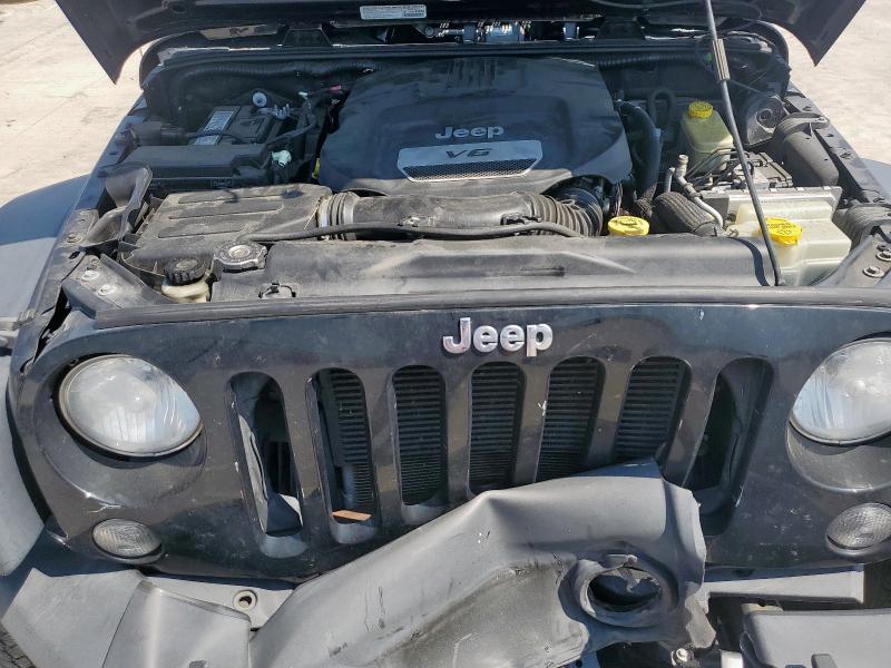 1C4BJWDGXEL308301 - 2014 JEEP WRANGLER U SPORT BLACK photo 12