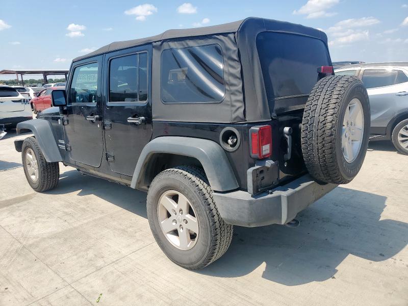 1C4BJWDGXEL308301 - 2014 JEEP WRANGLER U SPORT BLACK photo 2