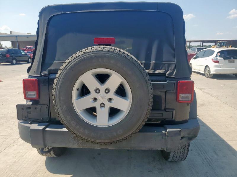 1C4BJWDGXEL308301 - 2014 JEEP WRANGLER U SPORT BLACK photo 6
