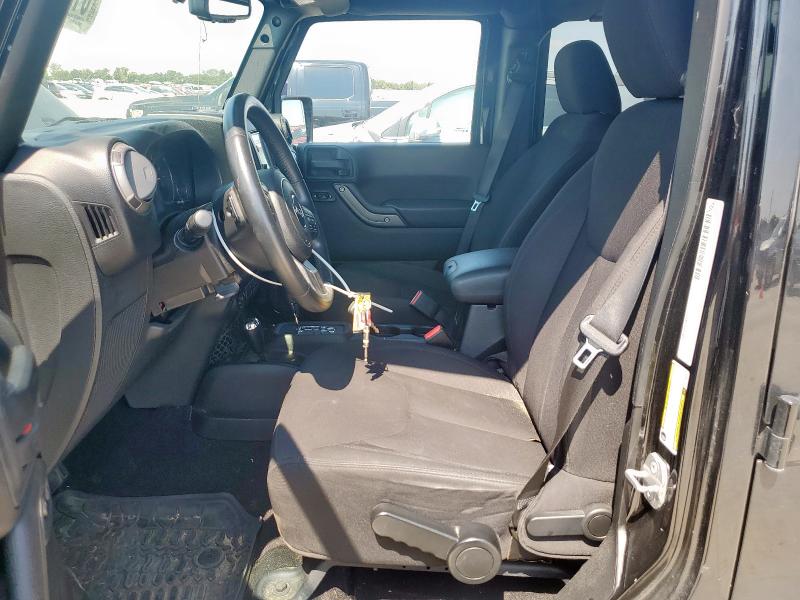 1C4BJWDGXEL308301 - 2014 JEEP WRANGLER U SPORT BLACK photo 7