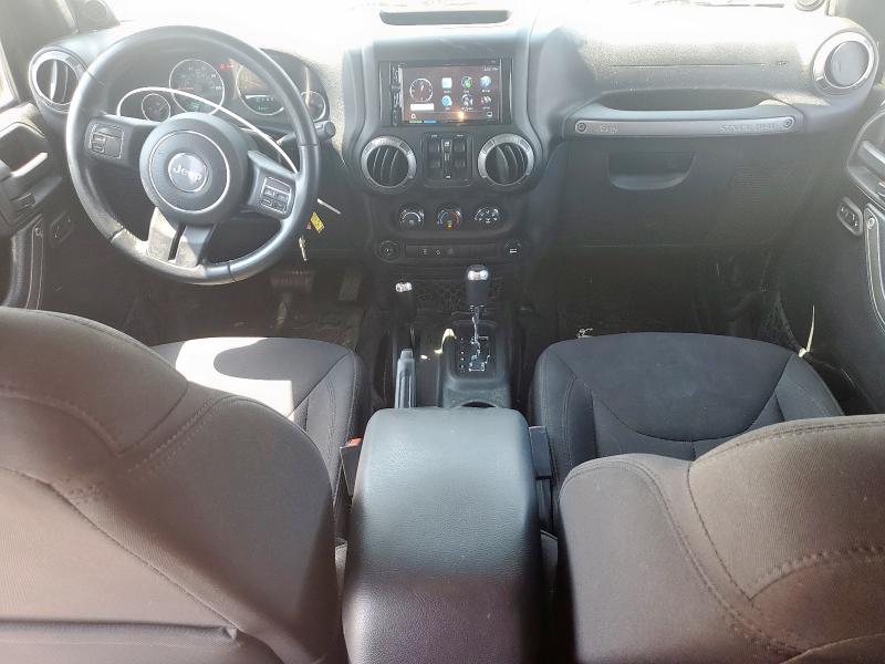 1C4BJWDGXEL308301 - 2014 JEEP WRANGLER U SPORT BLACK photo 8