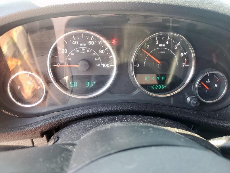 1C4BJWDGXEL308301 - 2014 JEEP WRANGLER U SPORT BLACK photo 9