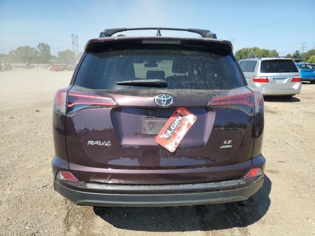 2T3BFREV7JW707058 - 2018 TOYOTA RAV4 LE Púrpura foto 6