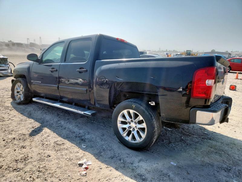 2GCEC13CX81327059 - 2008 CHEVROLET SILVERADO C1500 BLACK photo 2