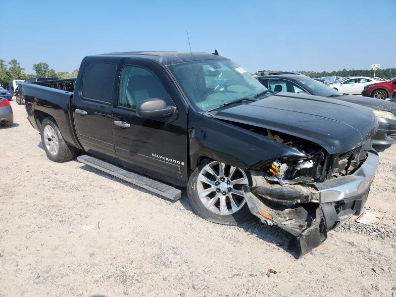 2GCEC13CX81327059 - 2008 CHEVROLET SILVERADO C1500 BLACK photo 4