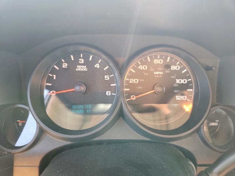 2GCEC13CX81327059 - 2008 CHEVROLET SILVERADO C1500 BLACK photo 9