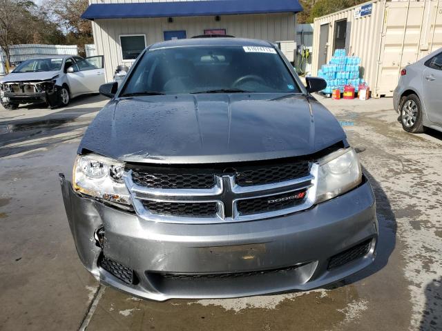 1C3CDZAG9DN619999 - 2013 DODGE AVENGER SE GRAY photo 5