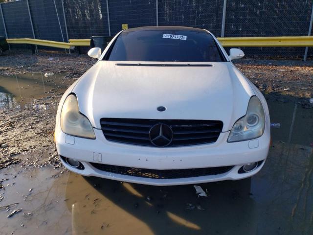 WDDDJ75X26A071271 - 2006 MERCEDES-BENZ CLS 500C WHITE photo 5