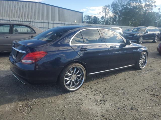 55SWF4JB5GU119432 - 2016 MERCEDES-BENZ C 300 BLUE photo 3