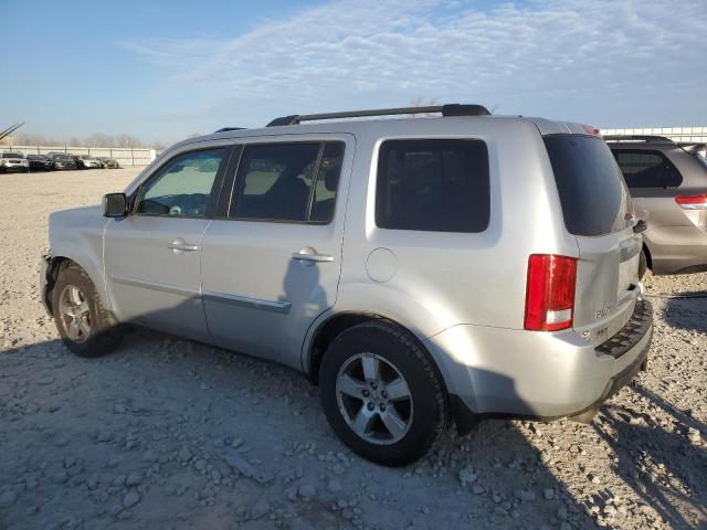 5FNYF4H68AB003281 - 2010 HONDA PILOT EXL SILVER photo 2