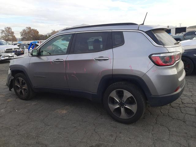 3C4NJCBB2JT105825 - 2018 JEEP COMPASS LATITUDE SILVER photo 2