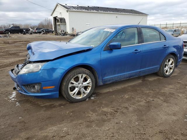 3FAHP0HG1CR441596 - 2012 FORD FUSION SE BLUE photo 1