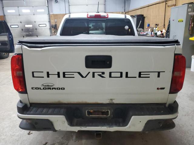 1GCGTDENXN1320204 - 2022 CHEVROLET COLORADO Z71 WHITE photo 6