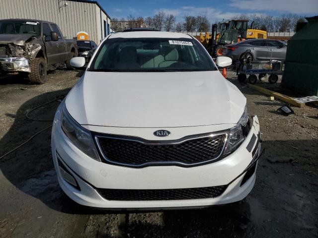 KNAGM4A71F5558244 - 2015 KIA OPTIMA LX WHITE photo 5