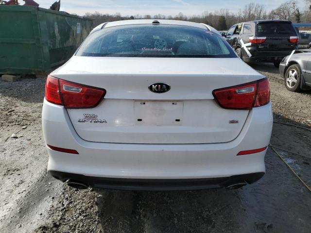 KNAGM4A71F5558244 - 2015 KIA OPTIMA LX WHITE photo 6