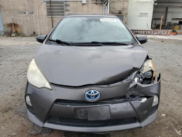 JTDKDTB32D1533859 - 2013 TOYOTA PRIUS C CHARCOAL photo 5