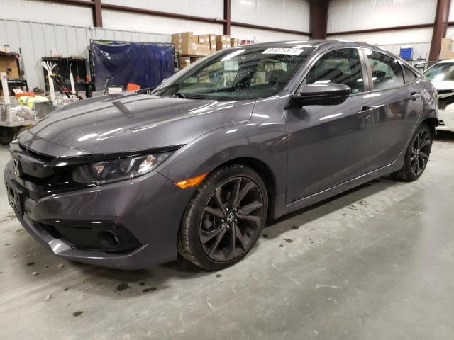 2HGFC2E8XLH600134 - 2020 HONDA CIVIC SPORT GRAY photo 1