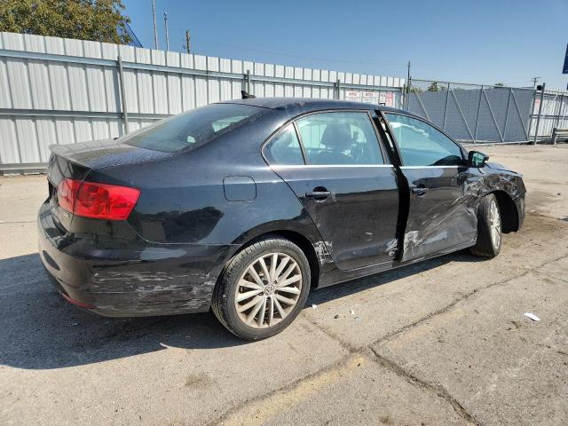 3VWL17AJ8EM384766 - 2014 VOLKSWAGEN JETTA SEL BLACK photo 3