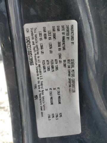 1GNDV23188D120966 - 2008 CHEVROLET UPLANDER LS GRAY photo 13